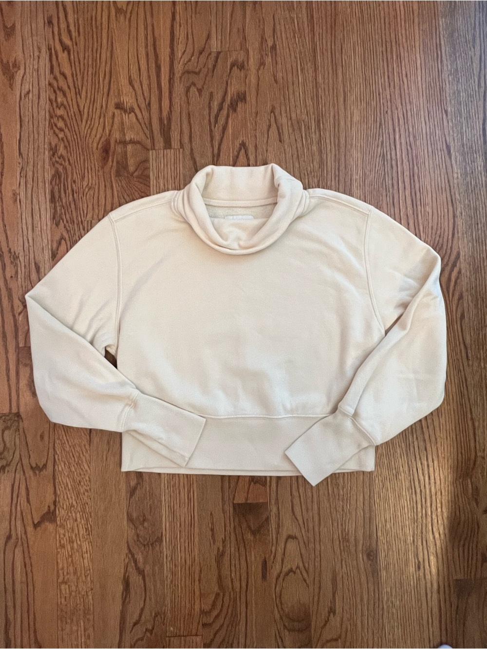 Abercrombie & Fitch Cream Cowl-Neck Sweater